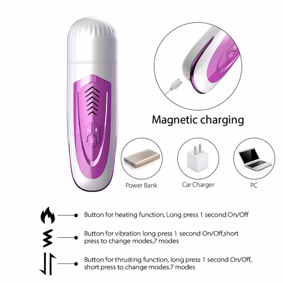 Copo masturbador eletrônico telescópico rotativo de fábrica chinesa masturbação masculina para homem
